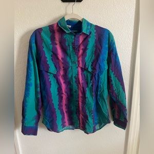 Vintage Roper Button Down Rodeo Shirt Size Medium